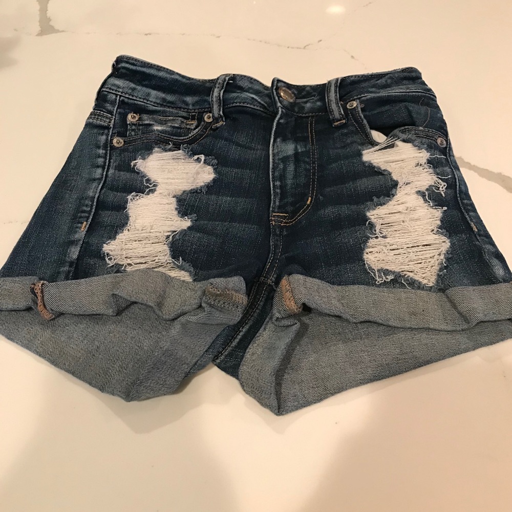 american eagle jean shorts!